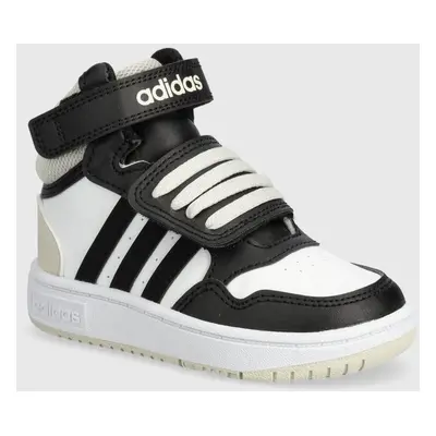 Dětské sneakers boty adidas Originals HOOPS MID 3.0 AC černá barva, IH7903