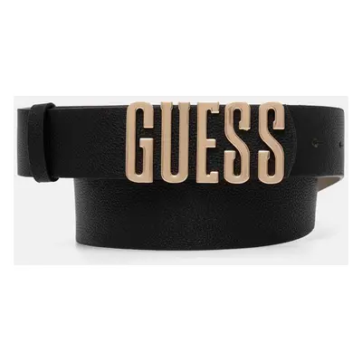 Pásek Guess MERIDIAN dámský, černá barva, BW9113 P4235