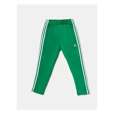 Dětské tepláky adidas Originals FIREBIRD PANTS zelená barva, s aplikací, IY9804