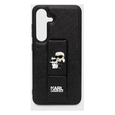 Obal na telefon Galaxy Karl Lagerfeld S24 S921 černá barva, KLHCS24SGSAKCPK