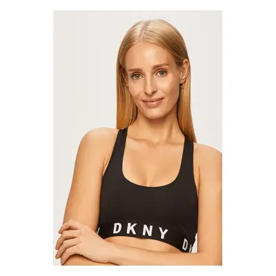 Sportovní podprsenka Dkny černá barva, DK4519