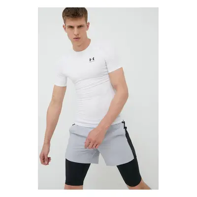 Tréninkové tričko Under Armour 1361518 bílá barva, 1361518