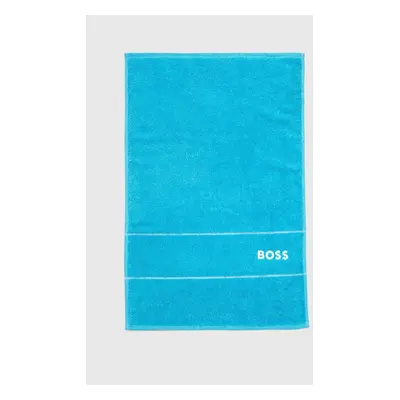 Bavlněný ručník BOSS Plain River Blue 40 x 60 cm