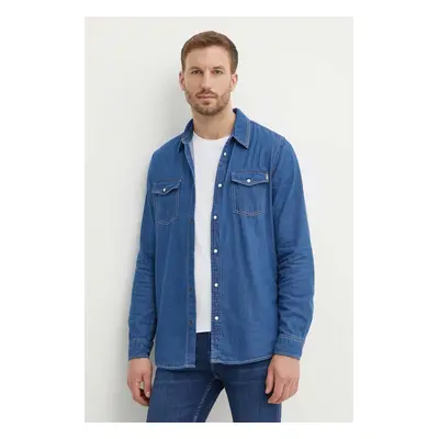 Džíny Pepe Jeans SLIM JEANS pánské, tmavomodrá barva, PM207388DP6