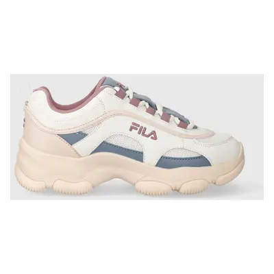 Dětské sneakers boty Fila STRADA DREAMSTER CB bílá barva