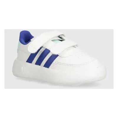 Dětské sneakers boty adidas BREAKNET 2.0 CF bílá barva, IH2385