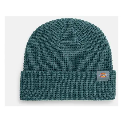 Čepice Dickies Woodworth Waffle Beanie zelená barva, DK0A4XFD