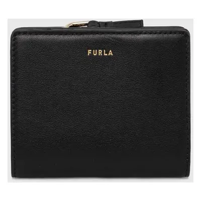 Kožená peněženka Furla černá barva, WP00451 BX2045 O6000