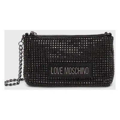 Kabelka Love Moschino černá barva, JC4046PP1LLP100A