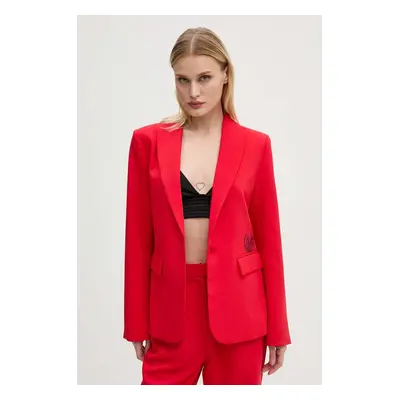 Sako Never Fully Dressed Red Sundaze Romance Blazer červená barva, NFDOU358