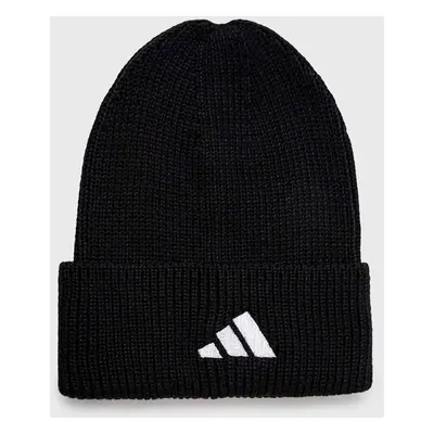 Čepice adidas Performance Tiro černá barva, z husté pleteniny, HS9765