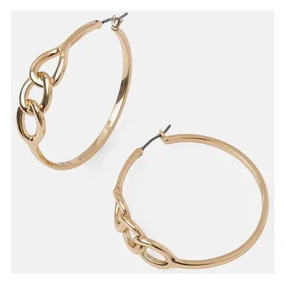 Náušnice Lauren Ralph Lauren PE 40MM LINK HOOP 14G00814