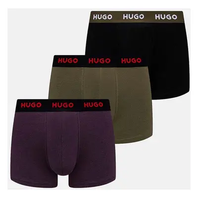 Boxerky HUGO 3-pack pánské, 50517878