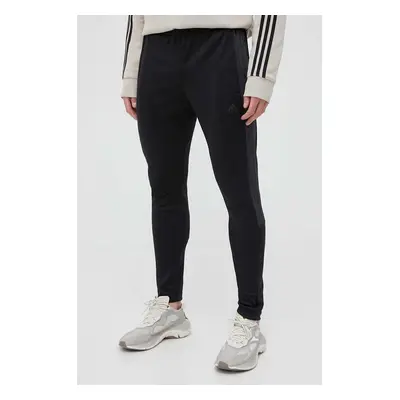 Tepláky adidas černá barva, hladké, IM2899