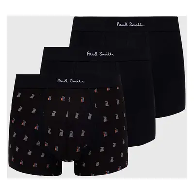 Boxerky Paul Smith 3-pack pánské, černá barva, M1A.914.M3PK53