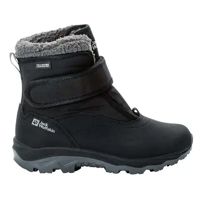 Dětské boty Jack Wolfskin VOJO SHELL TEXAPORE MID VC černá barva