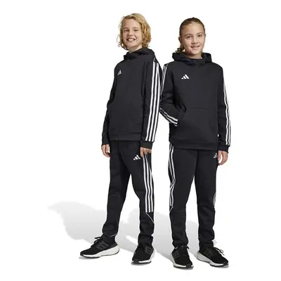 Dětské tepláky adidas Performance TIRO23L SW PNTY černá barva, s aplikací