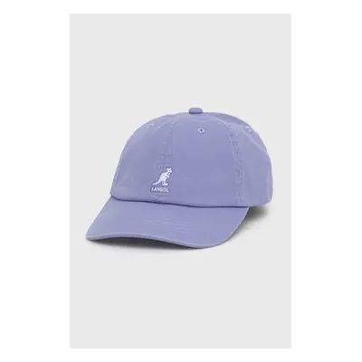 Bavlněná čepice Kangol fialová barva, hladká, K5165HT.IL525-IL525