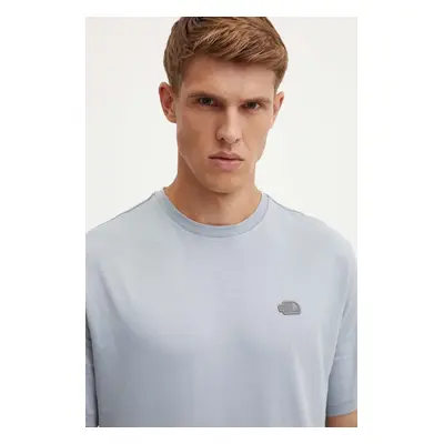 Bavlněné tričko The North Face Natural Dye Tee šedá barva, s potiskem, NF0A89CX9OW1