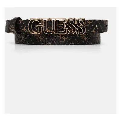 Pásek Guess VICTORIA dámský, hnědá barva, BW9167 P4220