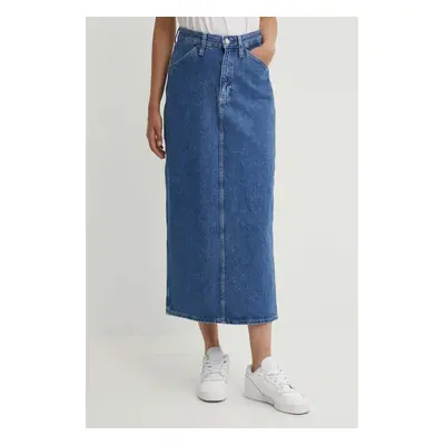 Džínová sukně Calvin Klein Jeans maxi, J20J223680