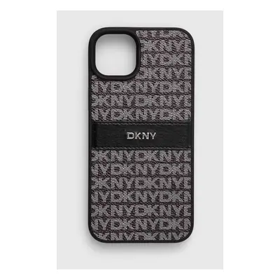 Obal na telefon Dkny iPhone 15 Plus / 14 Plus 6.7 černá barva, DKHCP15MPRTHSLK