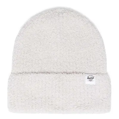 Čepice Herschel Boucle Beanie béžová barva