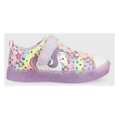 Dětské tenisky Skechers Twinkle Sparks Ice Unicorn fialová barva