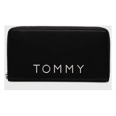 Peněženka Tommy Jeans černá barva, AW0AW16389