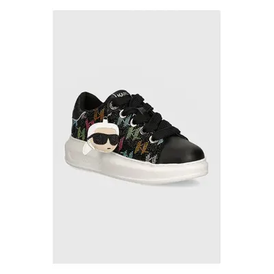 Sneakers boty Karl Lagerfeld KAPRI černá barva, KL62576M