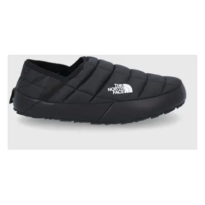 Pantofle The North Face THERMOBALL TRACTION MULE černá barva, NF0A3UZNKY41