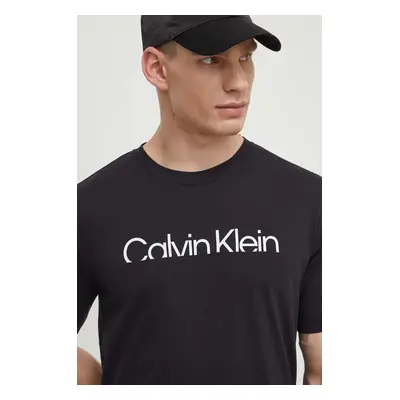 Tričko Calvin Klein Performance černá barva, s potiskem