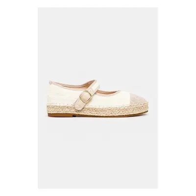 Espadrilky Answear Lab béžová barva