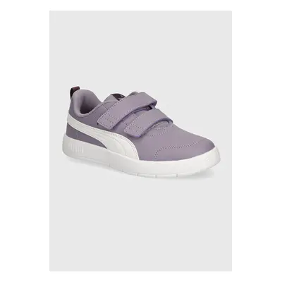 Dětské sneakers boty Puma Courtflex V3 fialová barva, 397642