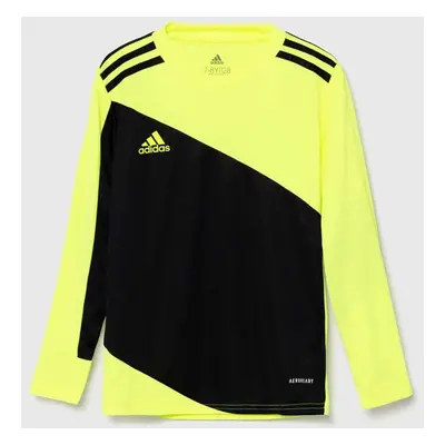 Dětské tričko s dlouhým rukávem adidas Performance SQUAD GK21SYY žlutá barva, GN5794