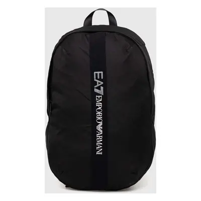 Batoh EA7 Emporio Armani černá barva, velký, s potiskem, 4F931.249504