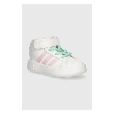 Dětské sneakers boty adidas GRAND COURT MID bílá barva, IE8704