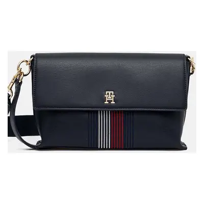 Kabelka Tommy Hilfiger tmavomodrá barva, AW0AW16795