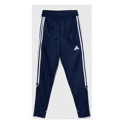 Dětské tepláky adidas Performance TIRO23 L PNT tmavomodrá barva, s aplikací, HS3544