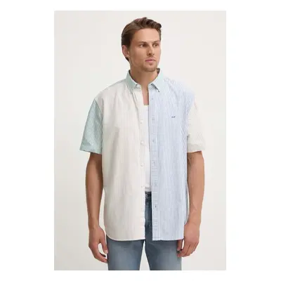 Bavlněná košile Levi's relaxed, s límečkem button-down, A9161