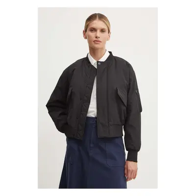 Bomber bunda A.P.C. blouson haley černá barva, přechodná, PSAIY.F02843