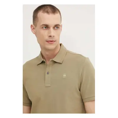 Polo tričko G-Star Raw zelená barva