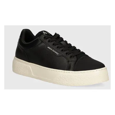 Sneakers boty Armani Exchange černá barva, XUX236 XV906 K001