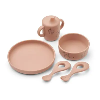 Sada pro miminko Liewood Ryle Printed Tableware Set