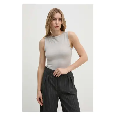 Top Calvin Klein dámský, béžová barva, K20K207256