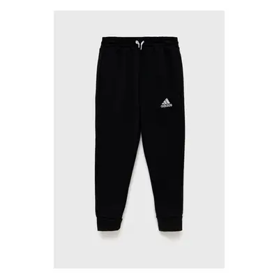 Dětské kalhoty adidas Performance H57518 černá barva, s aplikací