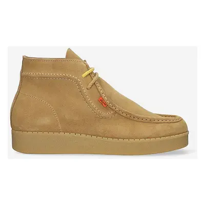 Semišové kotníkové boty Levi's Footwear&Accessories D7352.0004 RVN 75 hnědá barva, D7352.0004-br