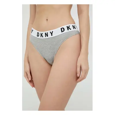 Tanga Dkny šedá barva, DK4529