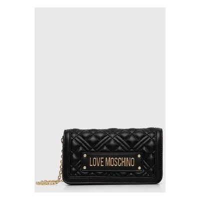 Kabelka Love Moschino černá barva, JC5681PP1LLA0000