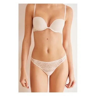 Tanga women'secret INVISIBLE HELANKAS růžová barva, 4987319